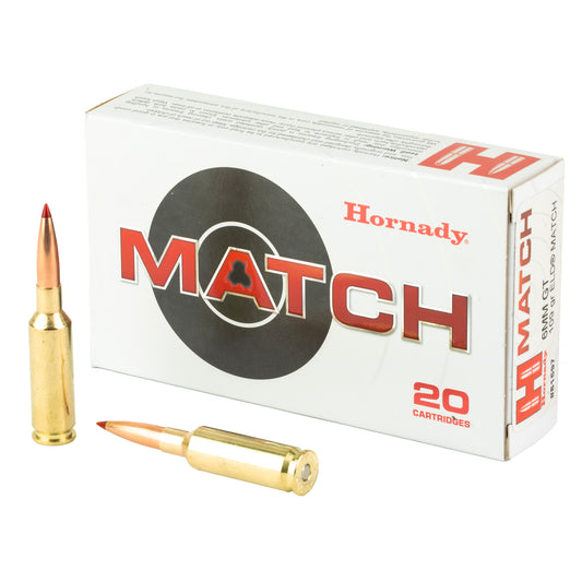 Hrndy Mtch 6mmgt 109gr Eld-m 20/200