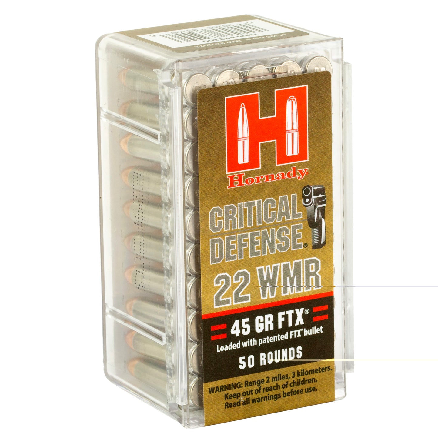Hrndy Cd 22wmr 45gr Ftx 50/2000