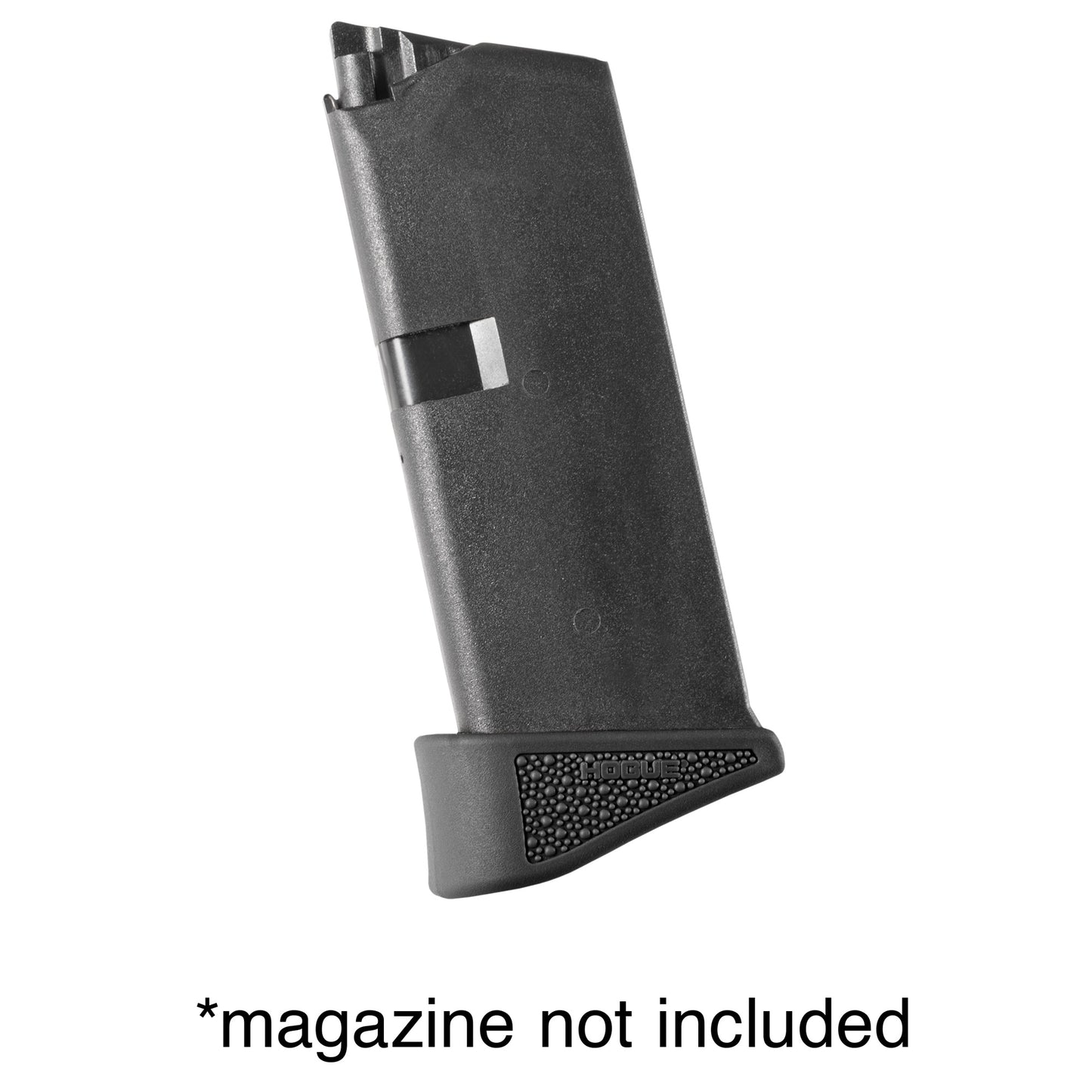 Hogue Glk 43 9mm Rub Grp Pad 6rd Blk