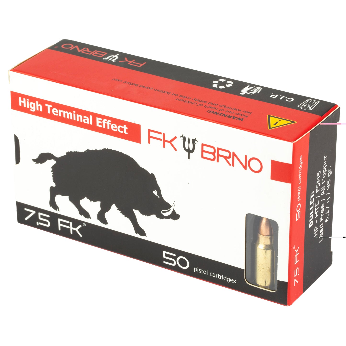 Ifg F5 Ammo 7.5 Fk 95gr 50/600