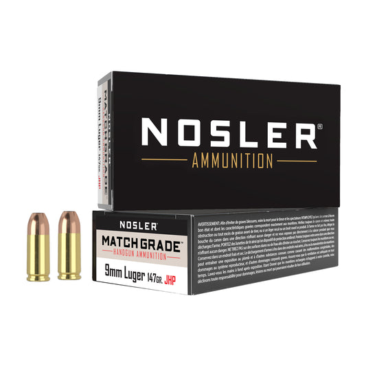 Nosler Asp 9mm 147gr Jhp 50/500