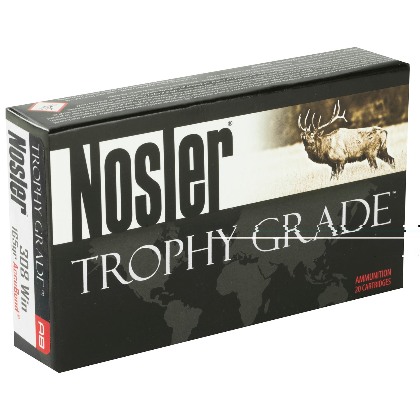 Nosler 308win 165gr Ab 20/200