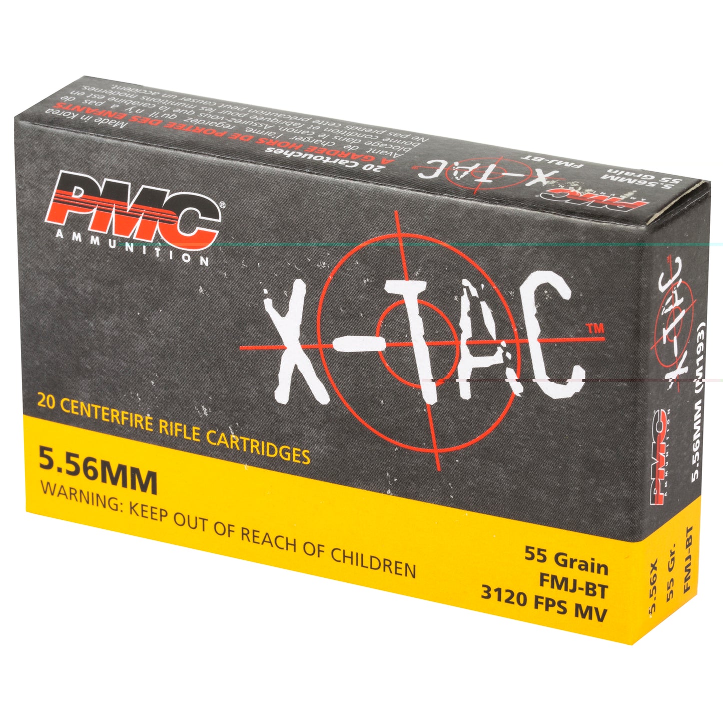 Pmc Xtac 556nato 55gr Fmjbt 20/1000