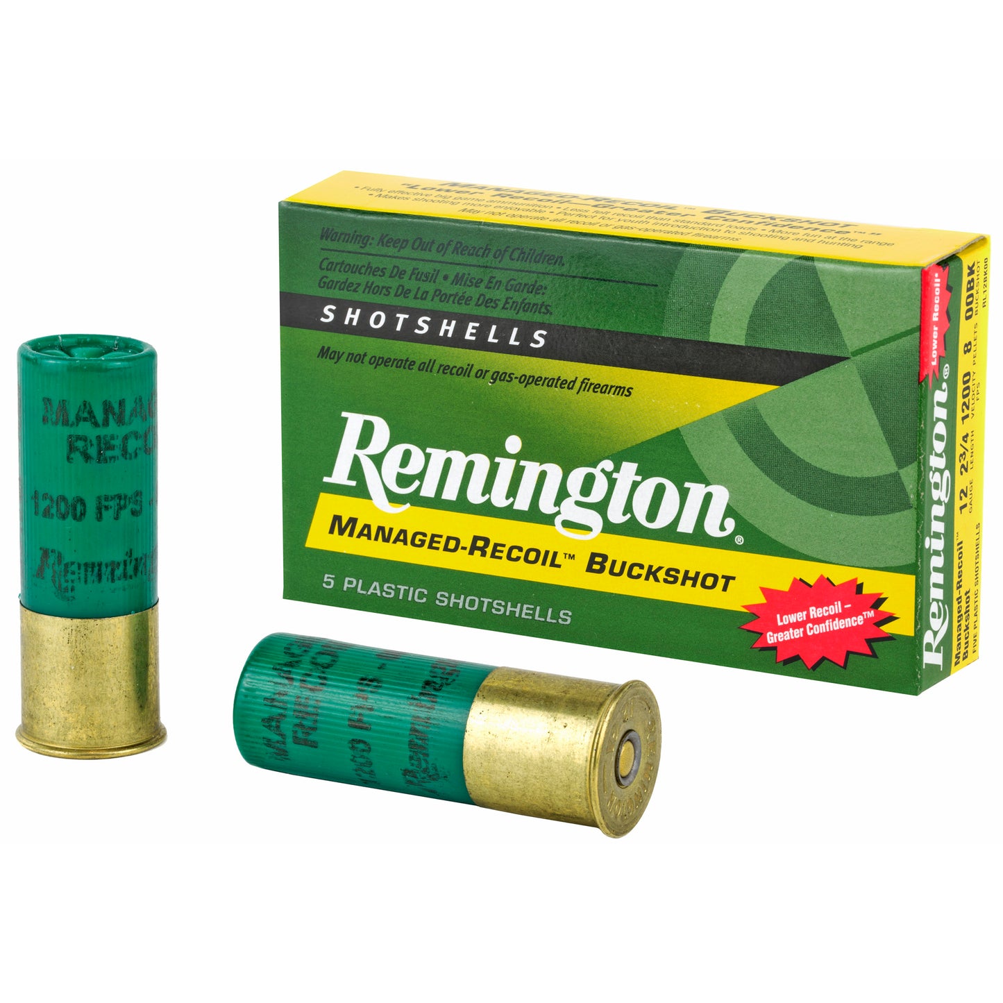 Rem Exp Mr 12ga 2.75" Oo Bck 5/100