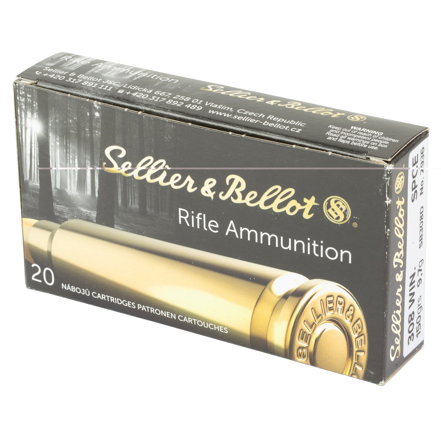 S&b 308win 150gr Spce 20/500