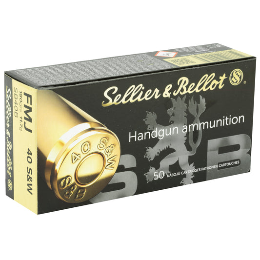 S&b 40sw 180gr Fmj 1000rd Cs