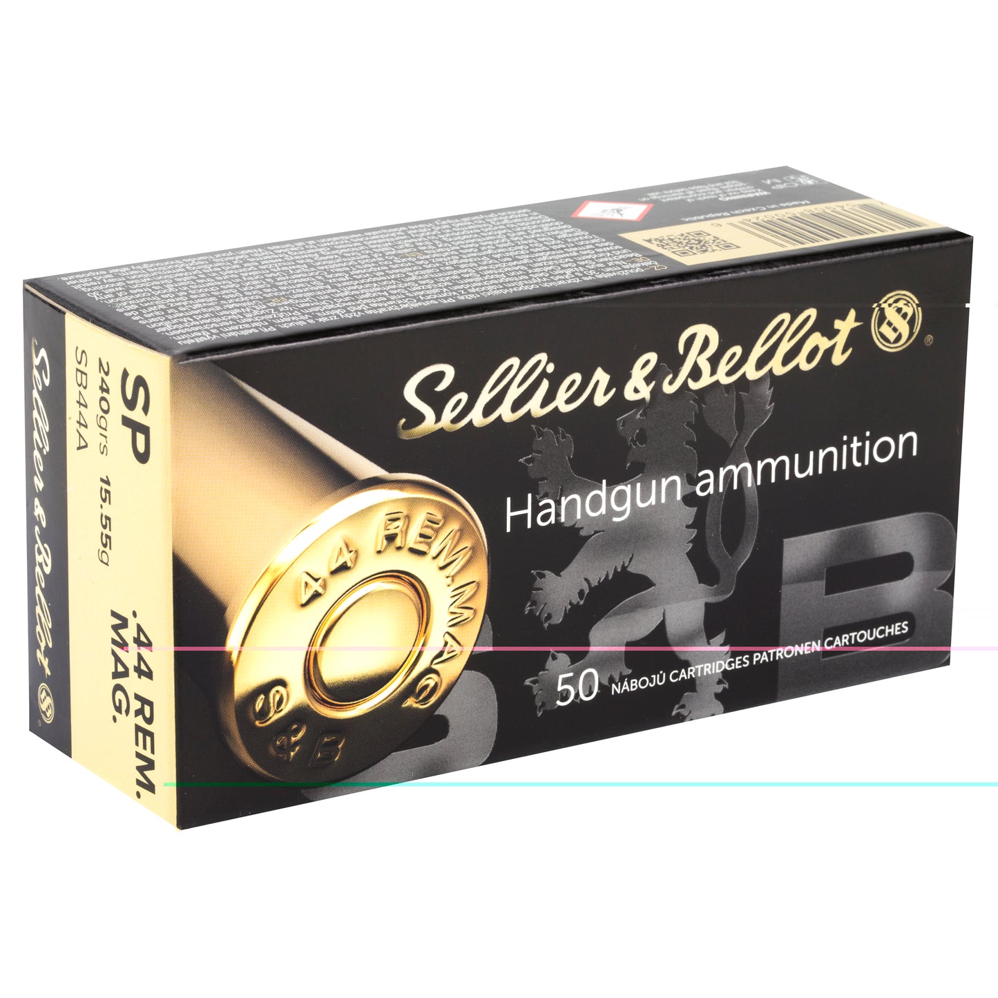 S&b 44rem Mag 240gr Sp 50/600