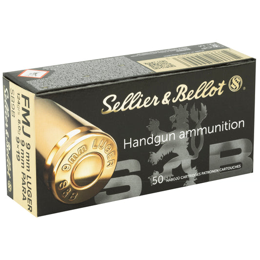 S&b 9mm Fmj 1000rd Cs