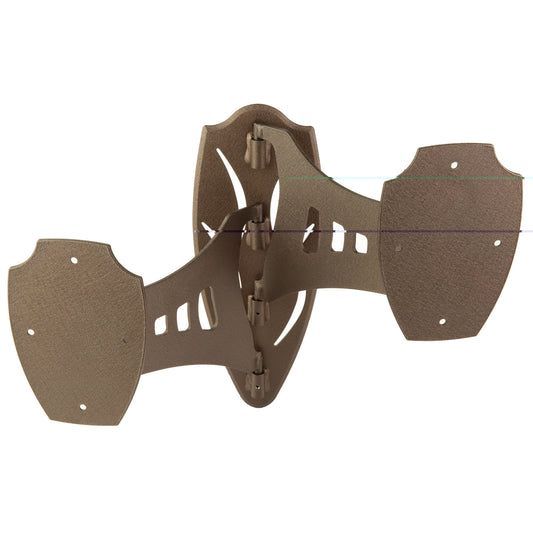 Skull Hooker Dual Shoulder Mount Brn