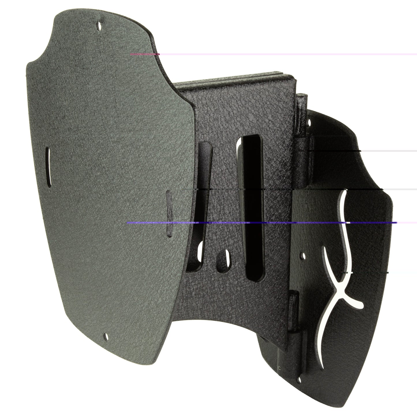 Skull Hooker Lrg Shoulder Mount Blk