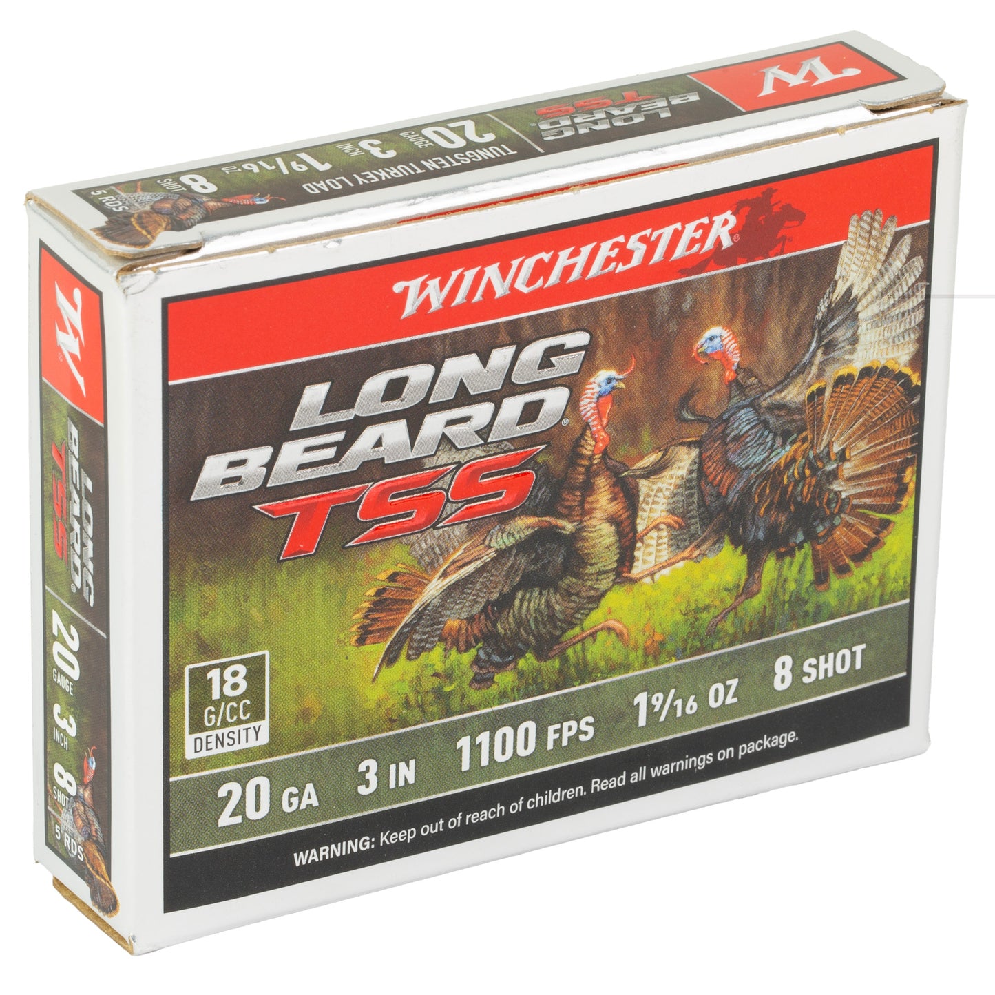 Win Long Beard Tss 20ga 3" #8 10/100