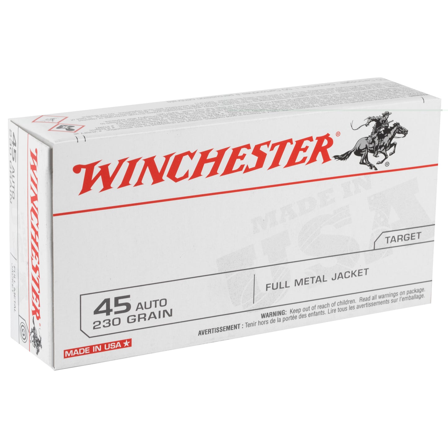 Win Usa 45acp 230gr Fmj 50/500