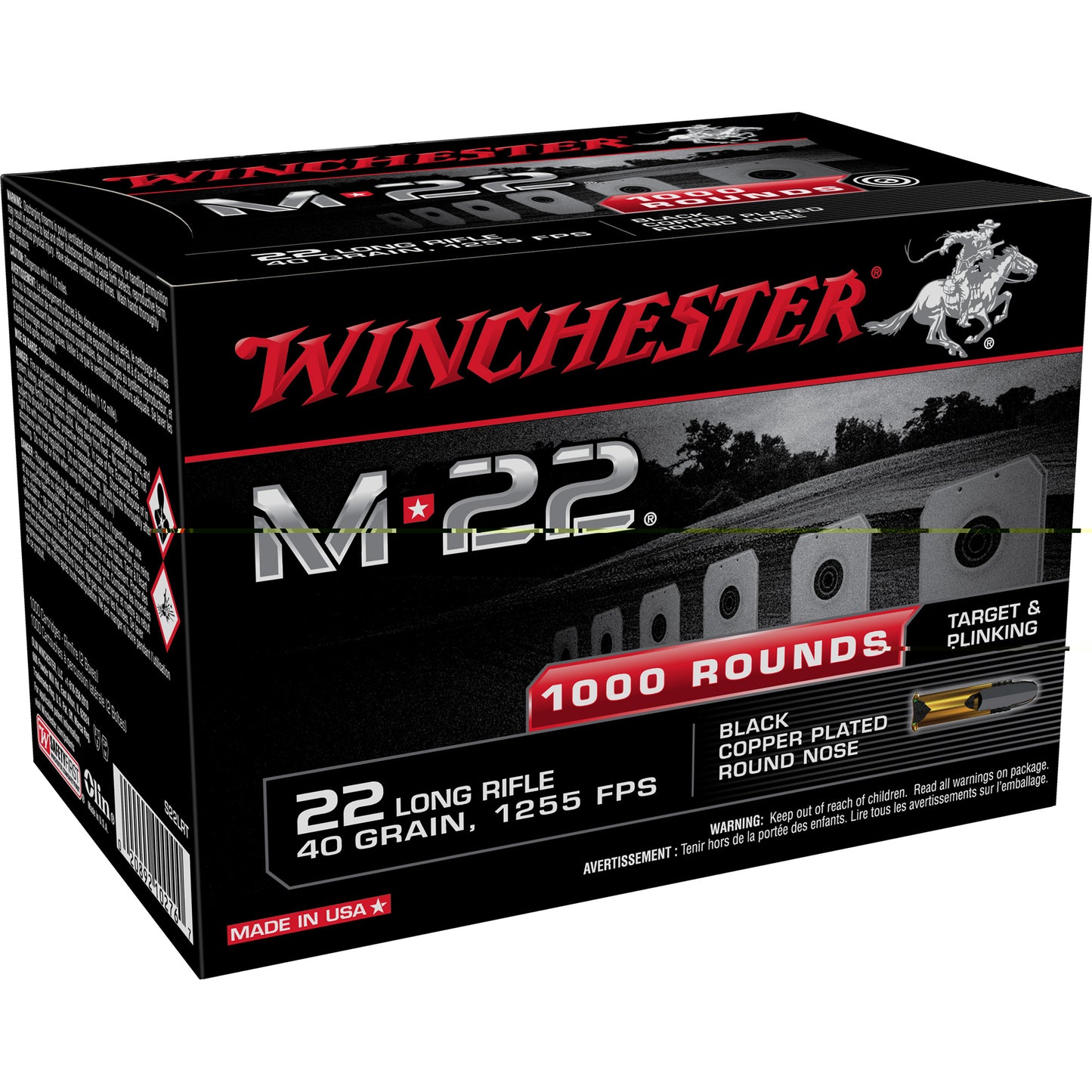 Win M-22 22lr 40gr Cprn 1000/2000