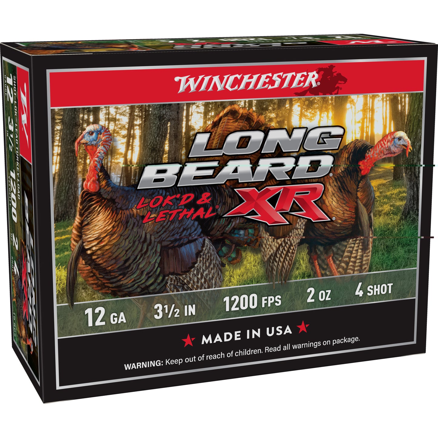 Win Lb Xr Trky 12ga 3.5" #4 2oz 10/1