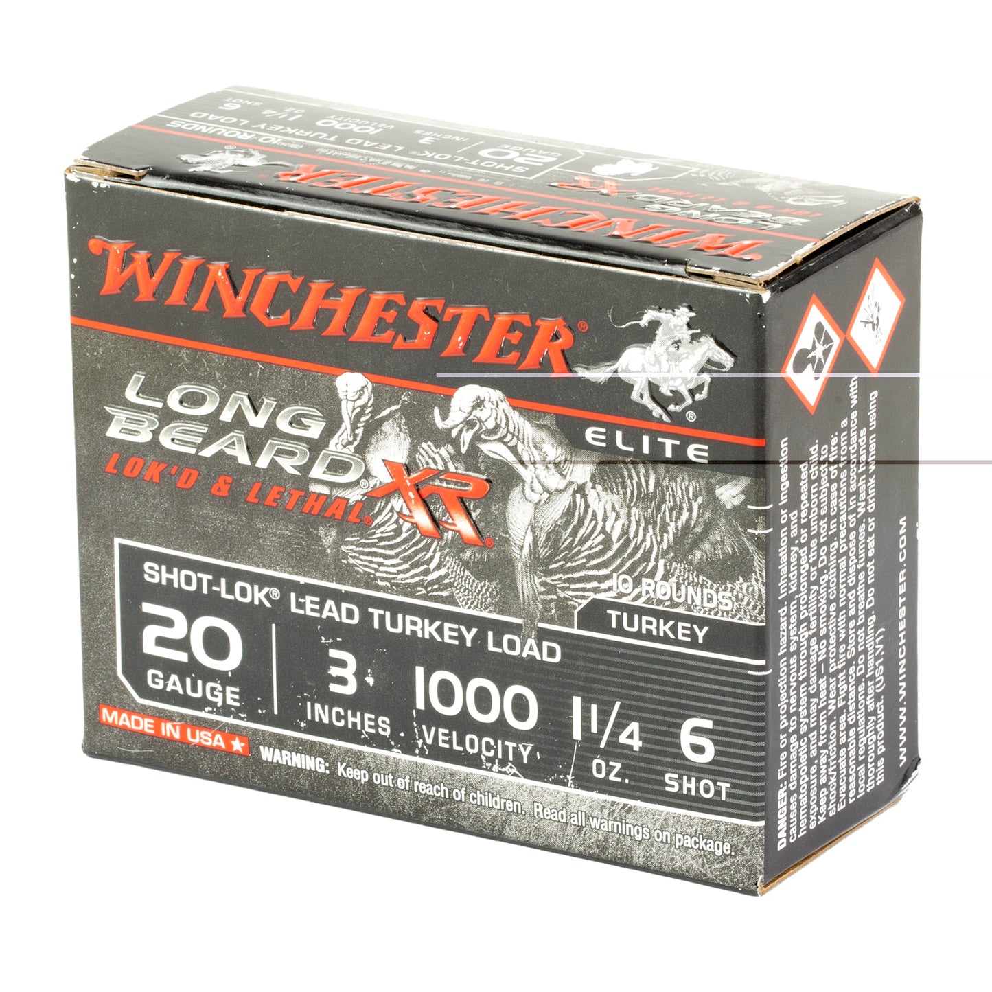 Win Lb Xr Trky 20ga 3" #6 1.25oz 10