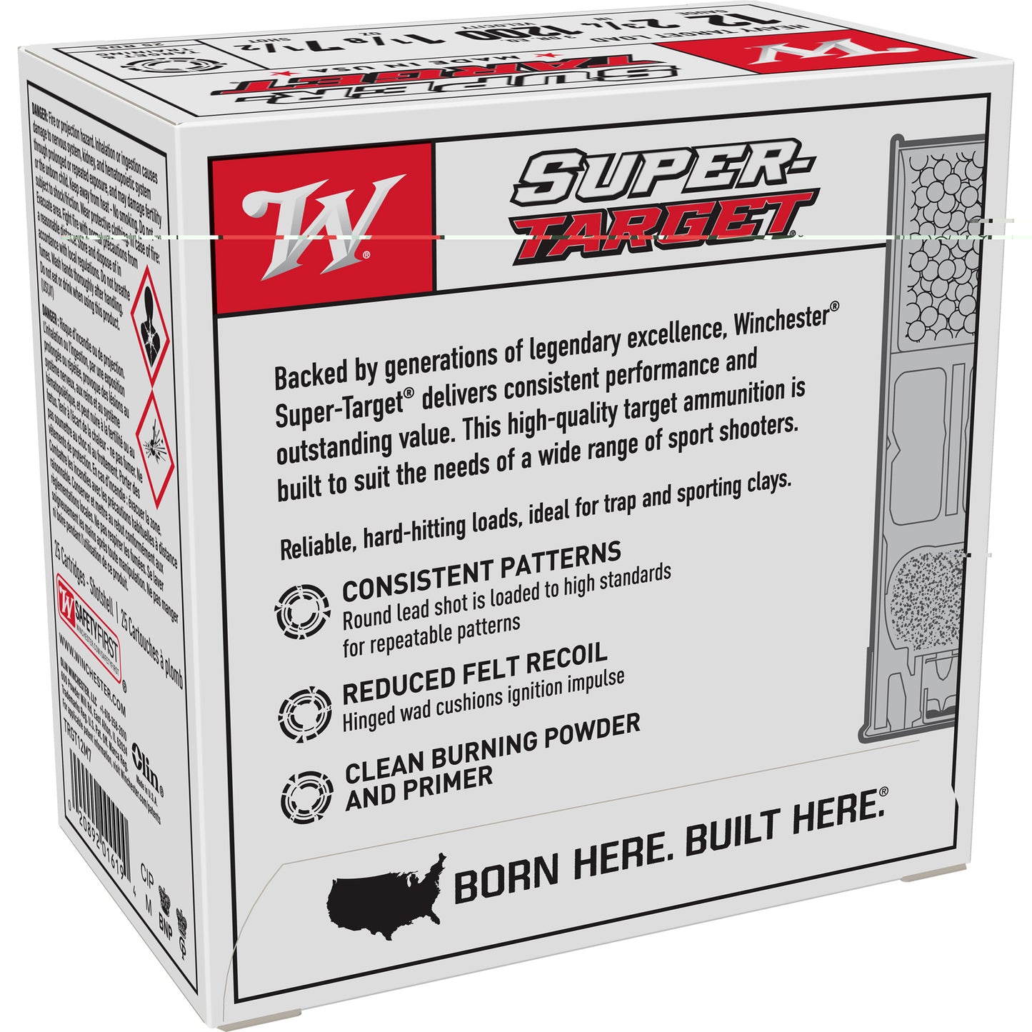 Win Sptrgt Hvy 12ga 2.75 #7.5 25/250