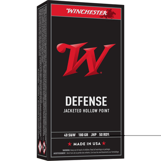 Win Usa 40sw 180gr Jhp 50/500