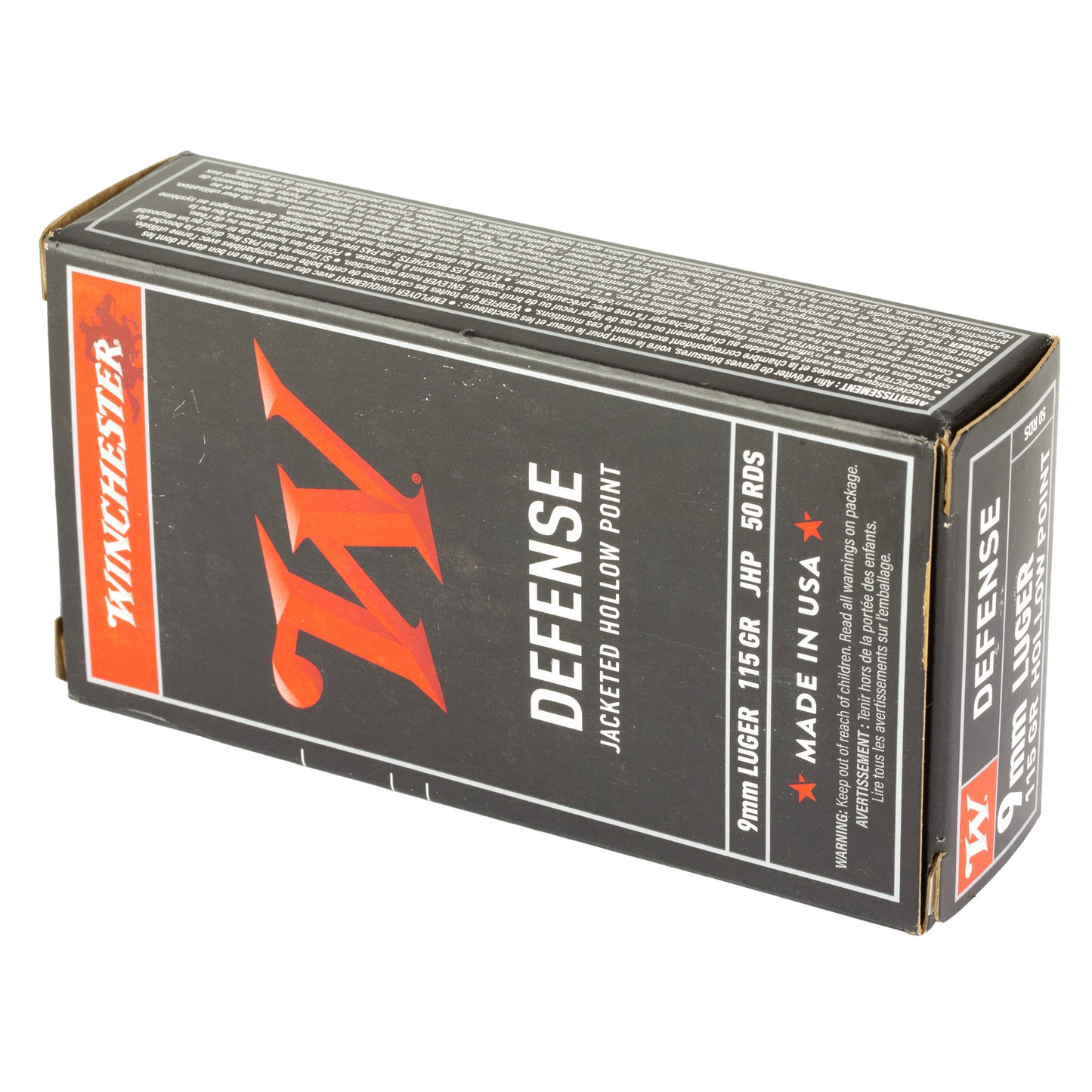 Win Usa 9mm 115gr Jhp 50/500