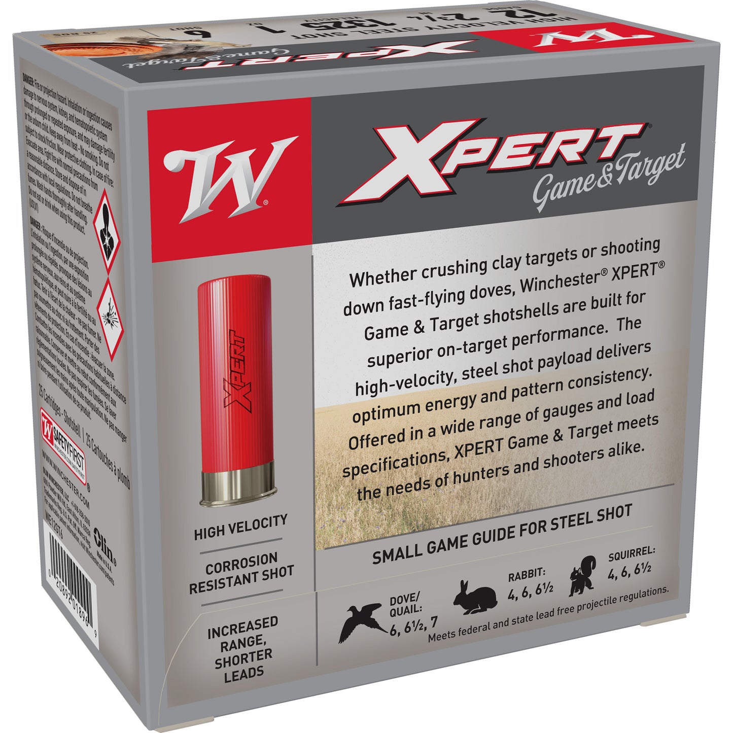Win Xpert Trgt 12ga 2.75" #6 25/250