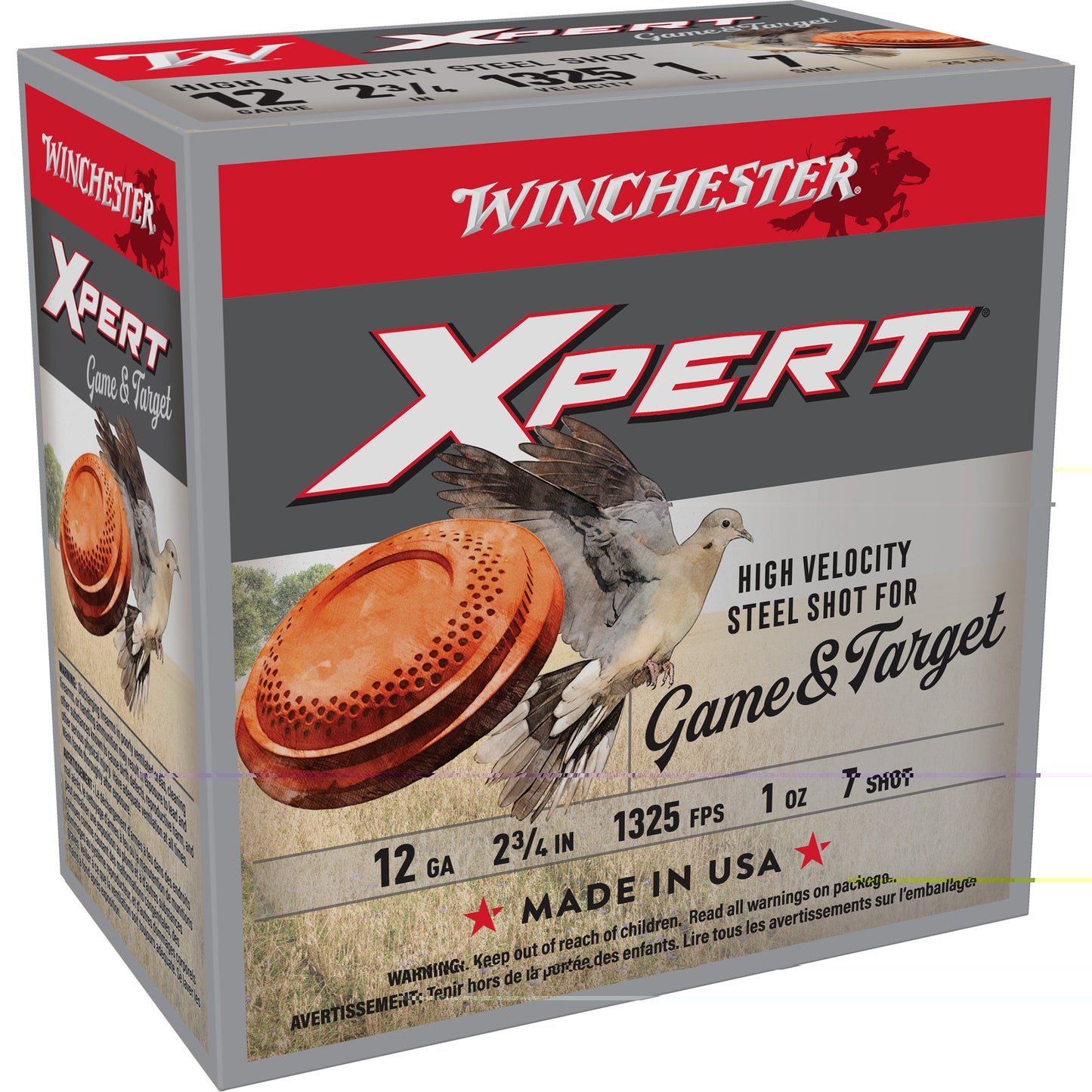 Win Xpert Trgt 12ga 2.75" #7 25/250