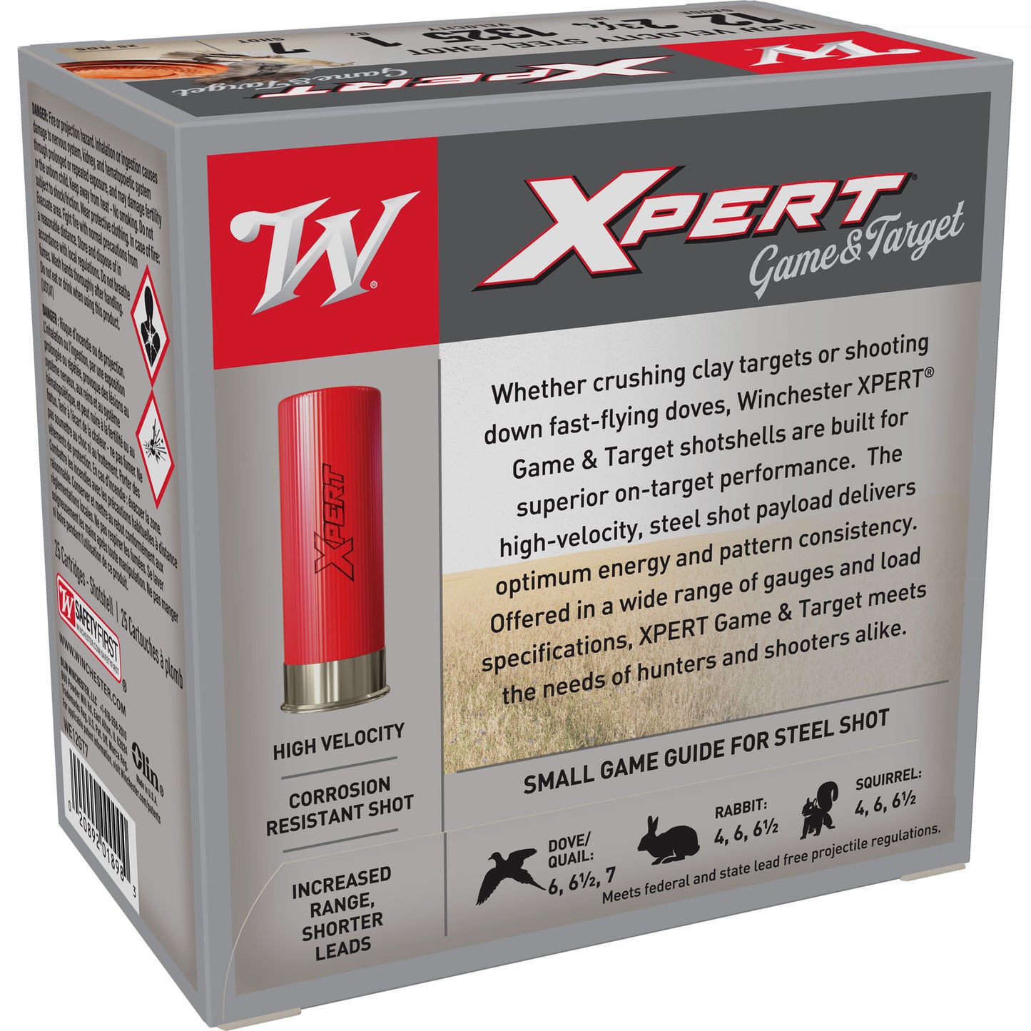 Win Xpert Trgt 12ga 2.75" #7 25/250