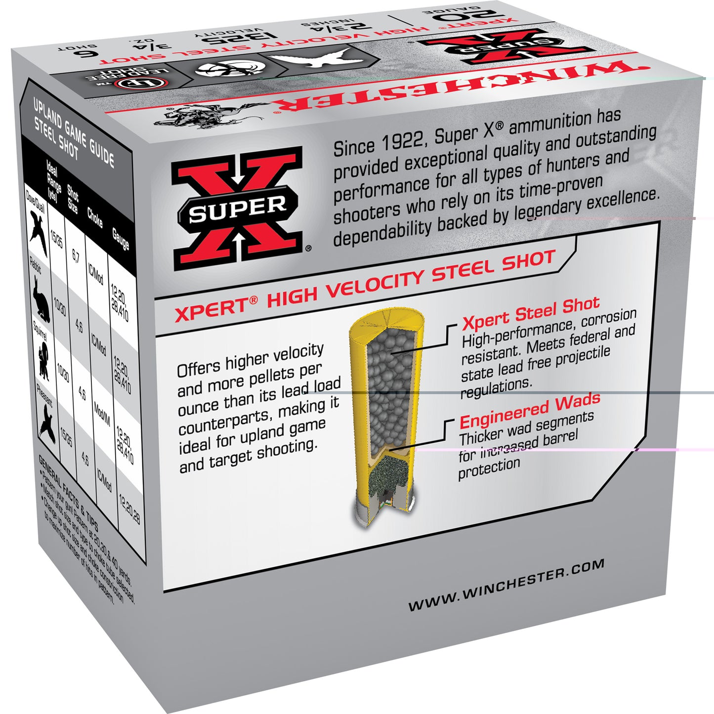 Win Xpert Trgt 20ga 2.75" #6 25/250