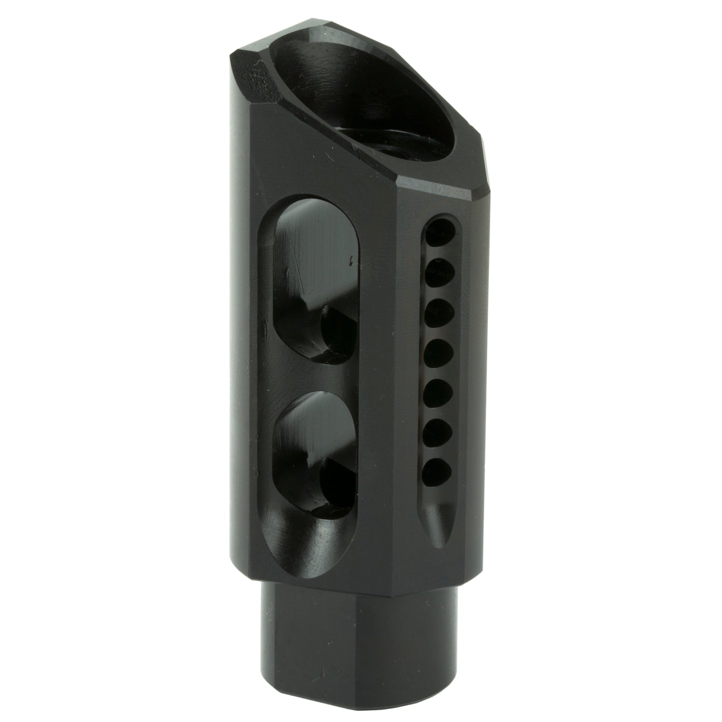 Yhm Slant Brake/comp 5/8-24 .30cal