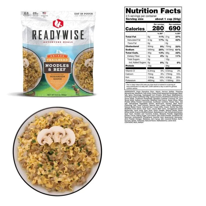 ReadyWise Hunting Bucket Cook-in-Pouch Meals
