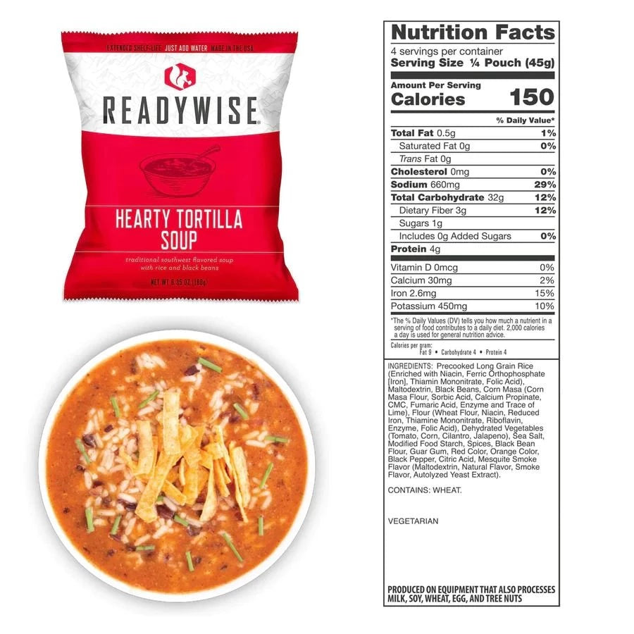 ReadyWise 48 Serving Emergency Soup Bucket